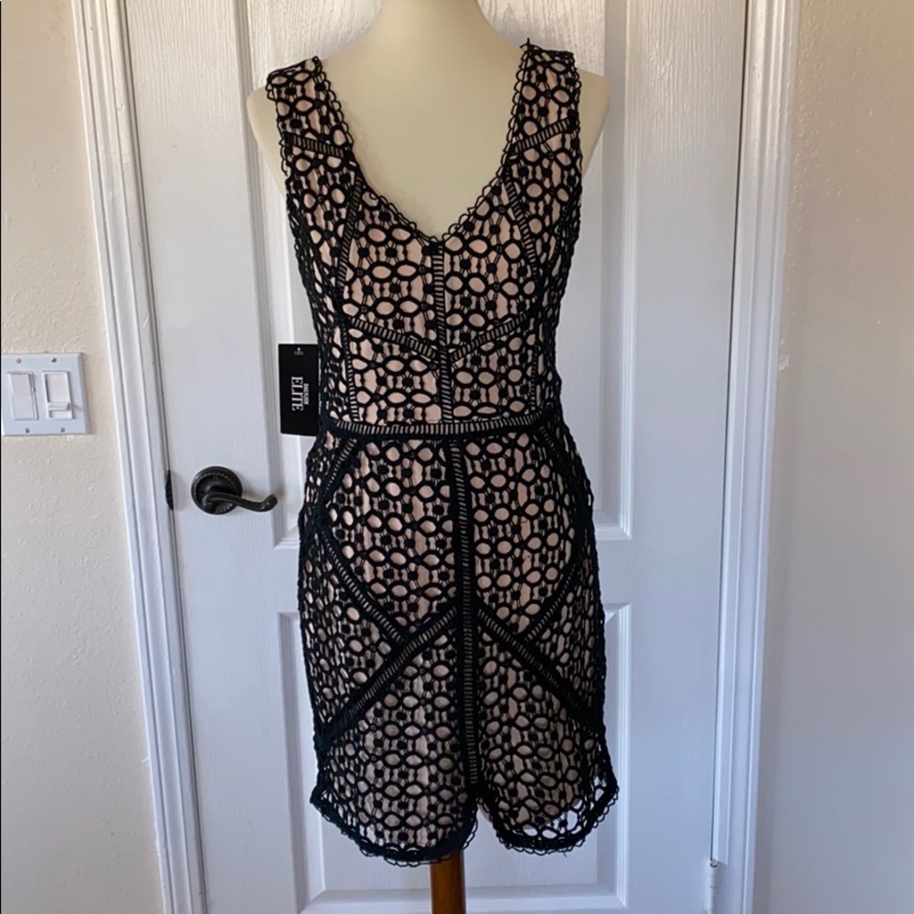 Greylin Lace Cocktail Dress